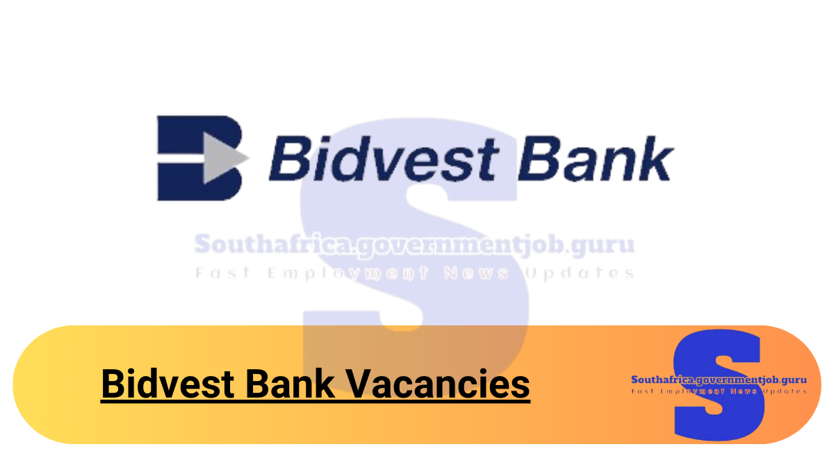 Bidvest Bank Vacancies