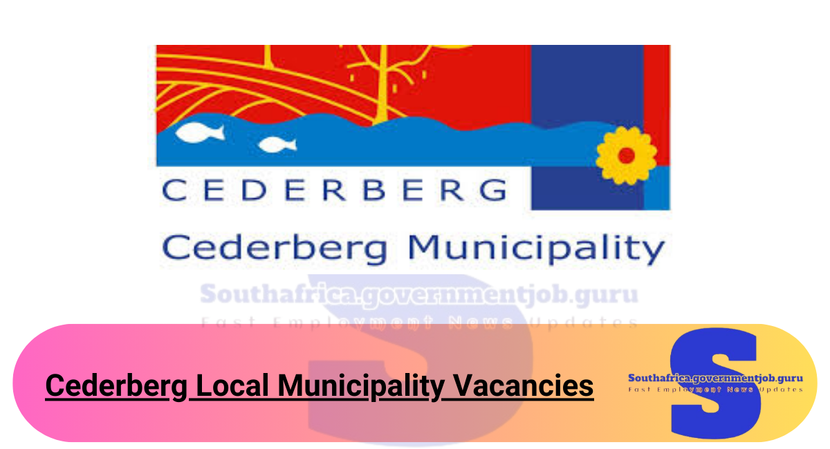 Cederberg Local Municipality Vacancies