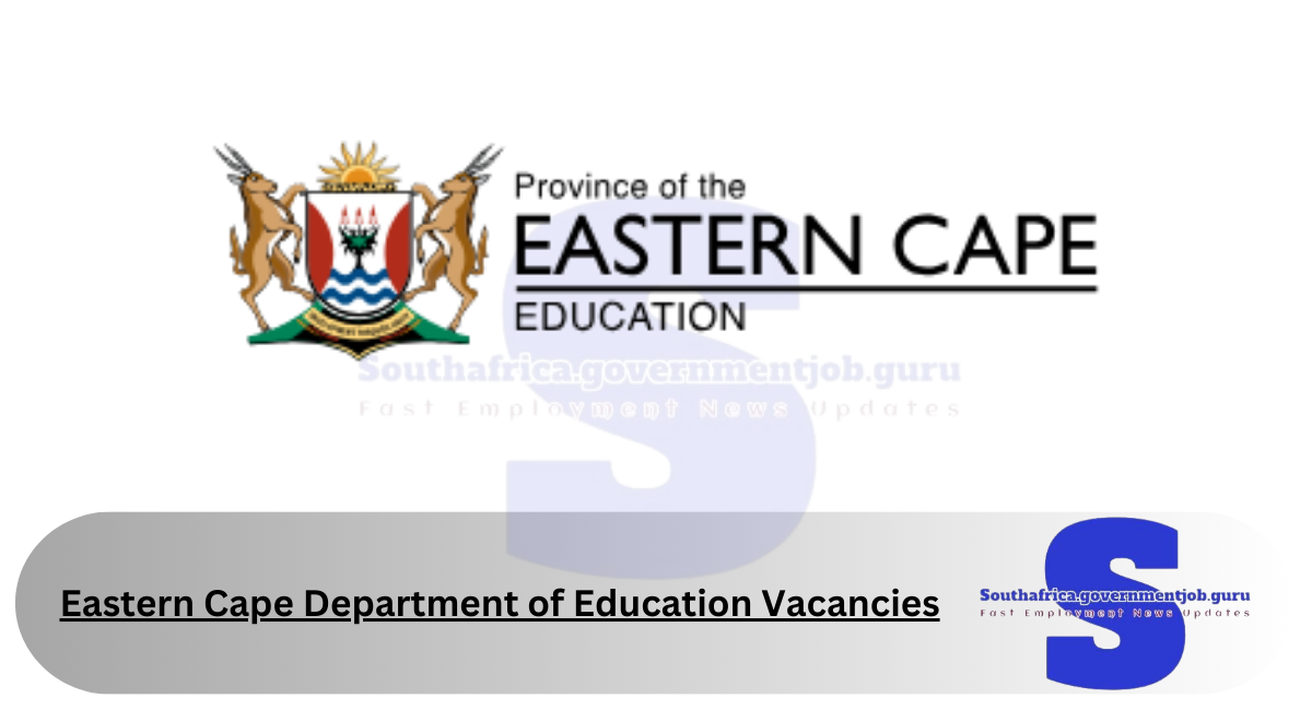 Eastern Cape Department of Education Vacancies