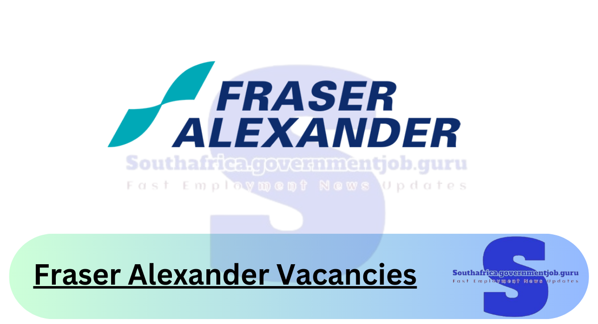 Fraser Alexander Vacancies