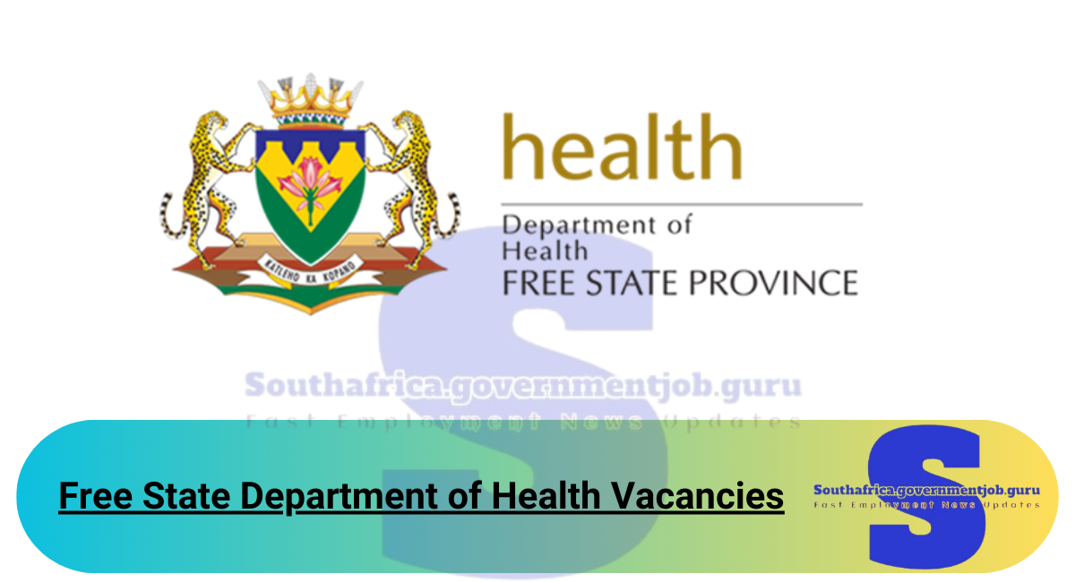 Free State Department of Health Vacancies