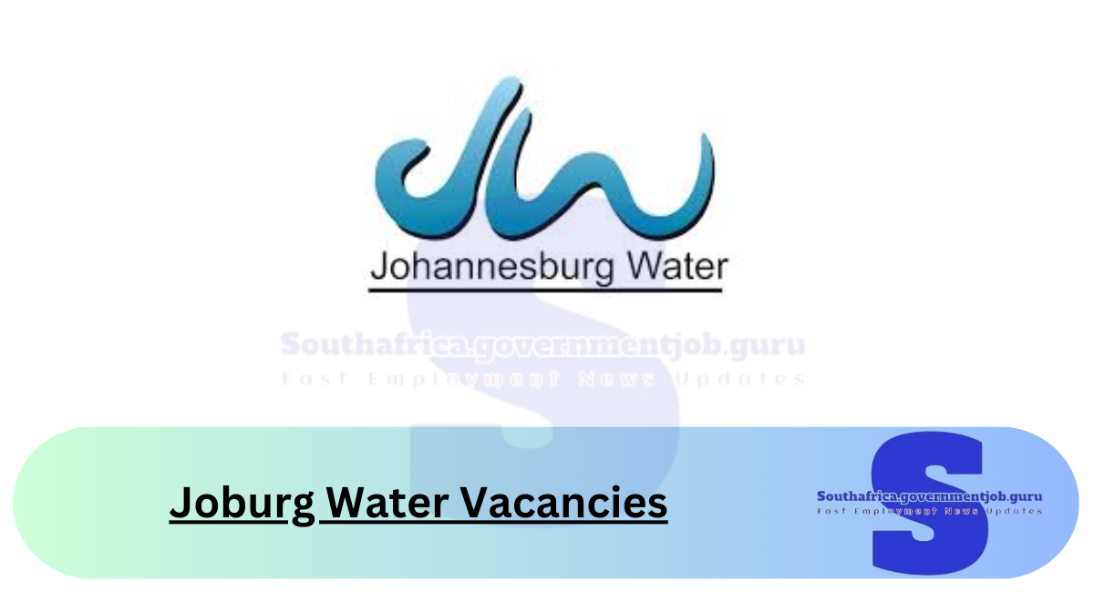 Joburg Water Vacancies