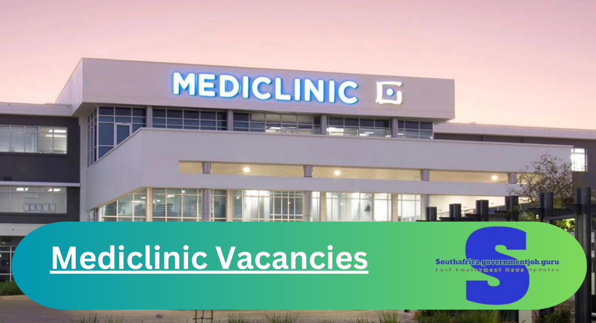 Mediclinic Vacancies