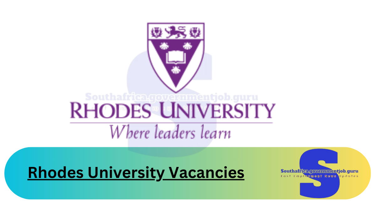 Rhodes University Vacancies