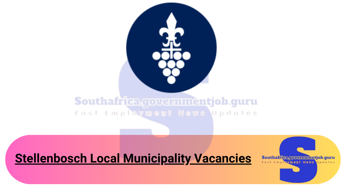 Stellenbosch Local Municipality Vacancies