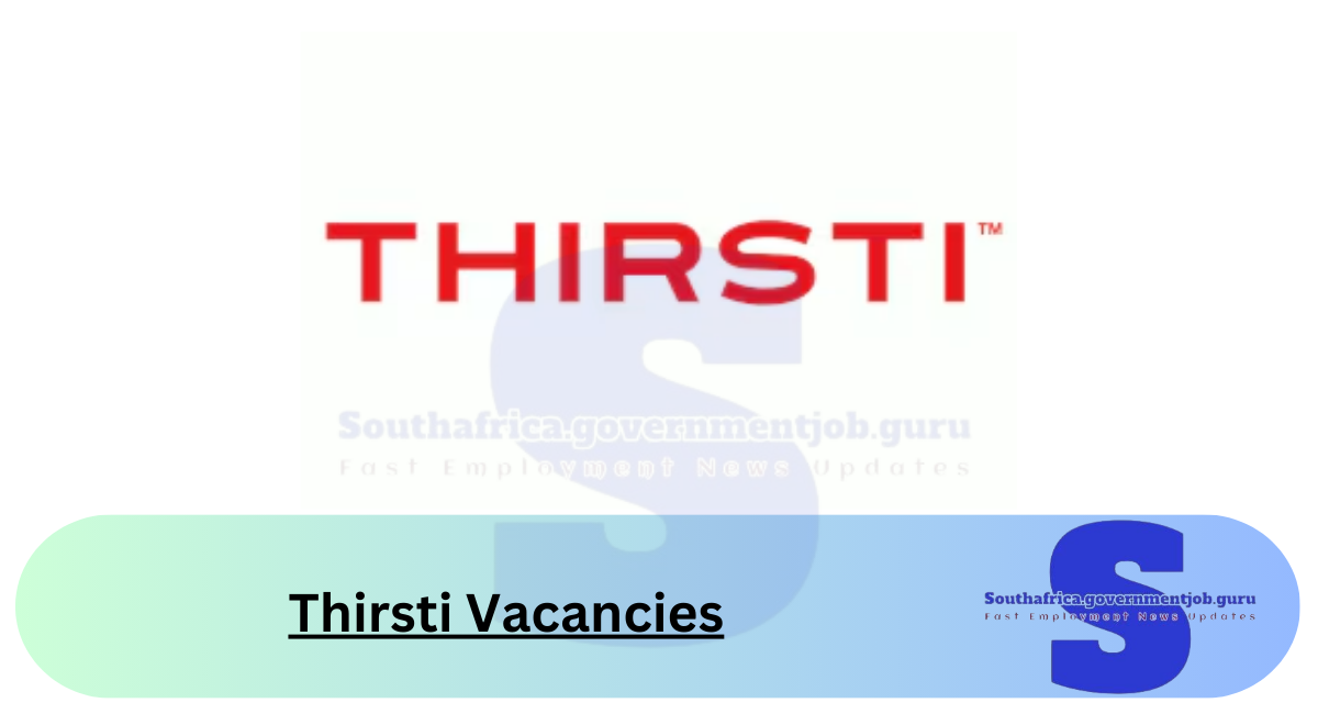 Thirsti Vacancies