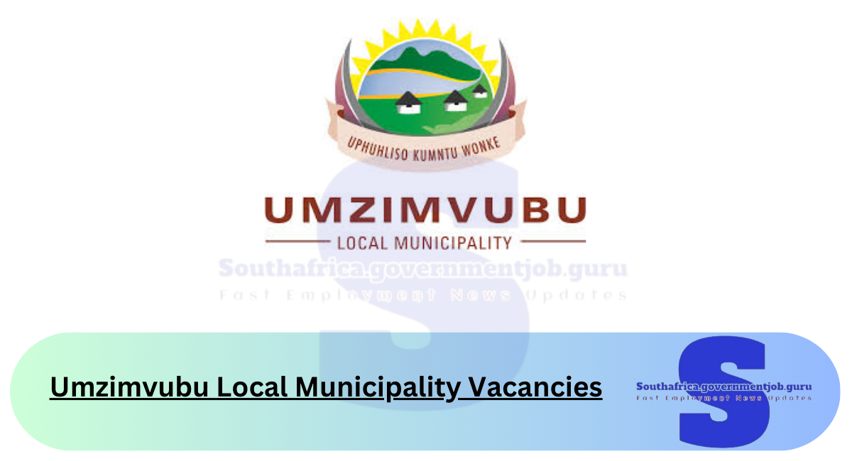 Umzimvubu Local Municipality Vacancies