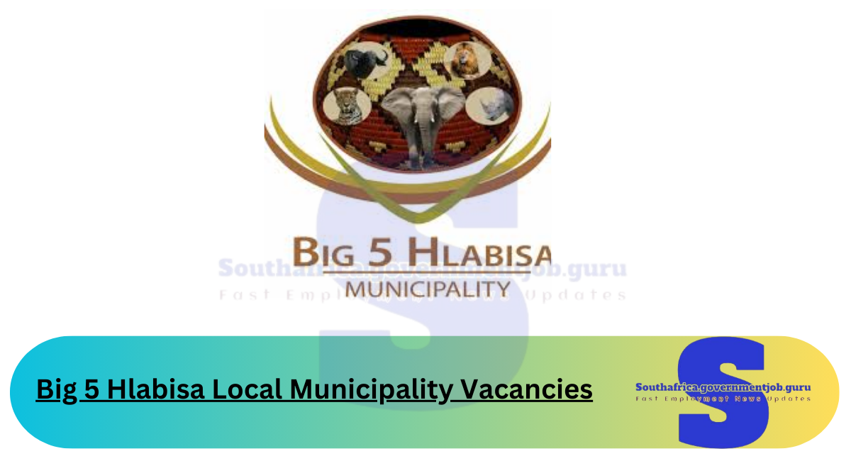 Big 5 Hlabisa Local Municipality Vacancies