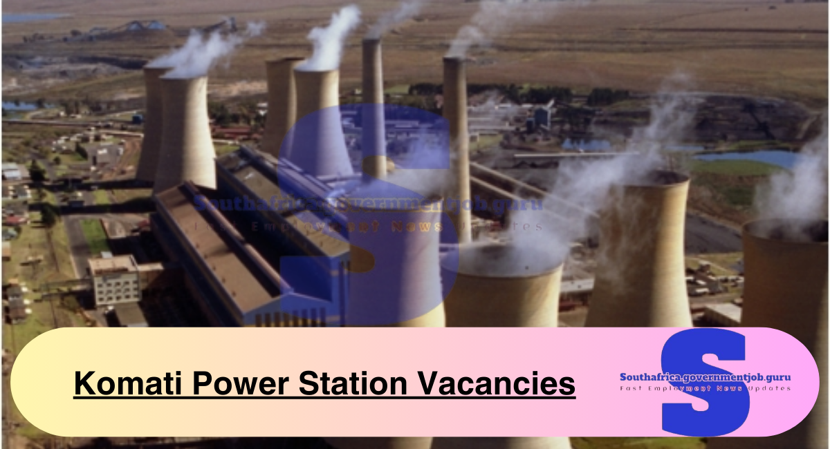 Komati Power Station Vacancies