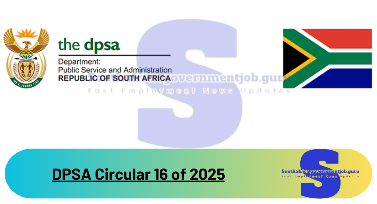 DPSA Circular 16 of 2025